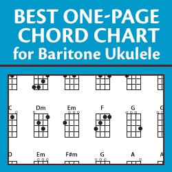 beginner chords for baritone ukulele which to learn first